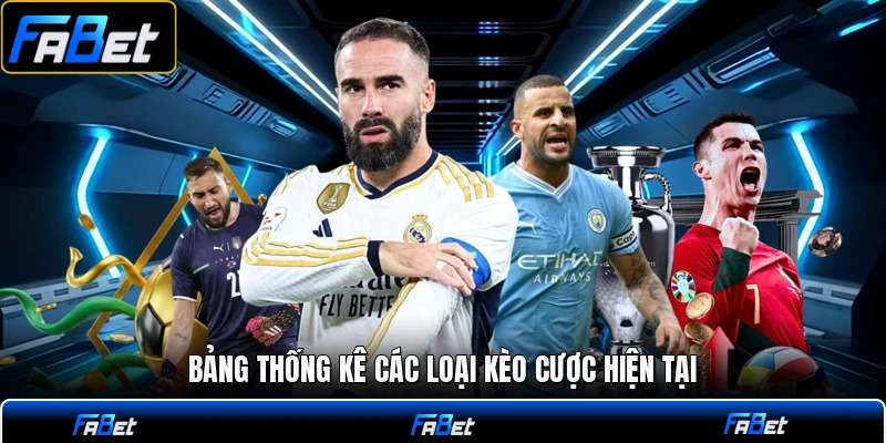 Bảng thống kê các loại kèo cược hiện tại