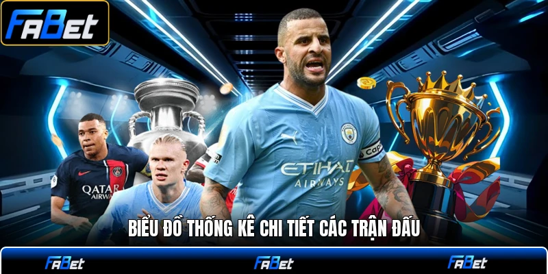 Biểu đồ thống kê chi tiết các trận đấu